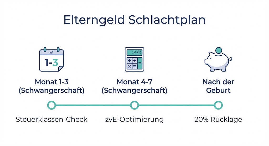 Elterngeld Schlachtplan