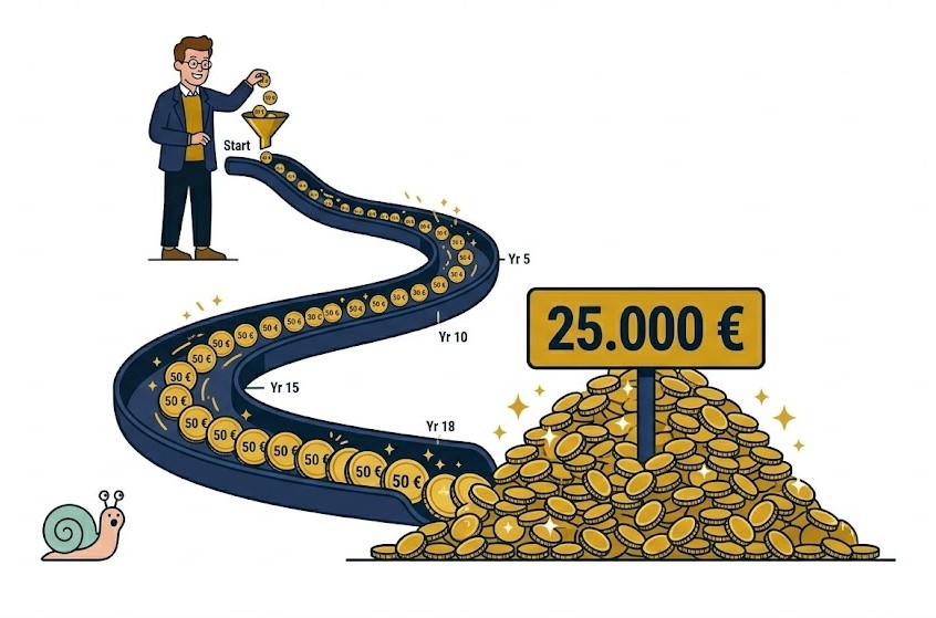Die Macht des Sparplans und Zinseszins