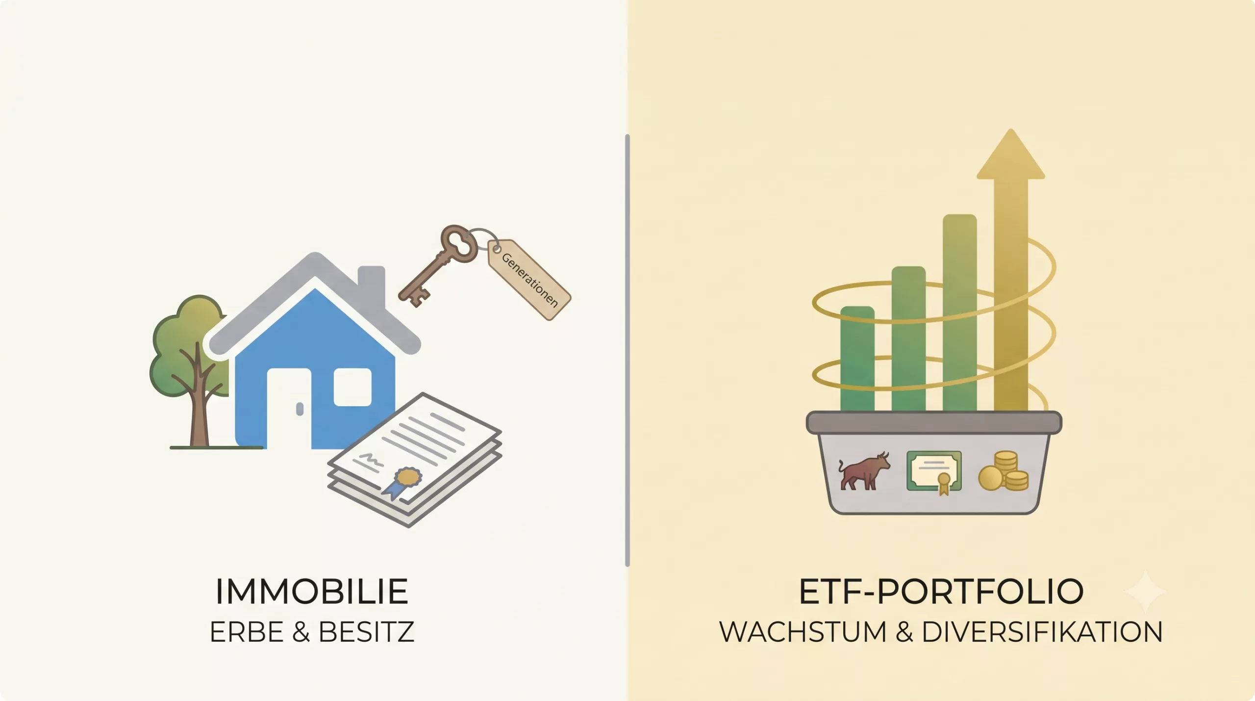 Erbe für die Kinder: Immobilie oder ETF-Portfolio – was ist wirklich einfacher?