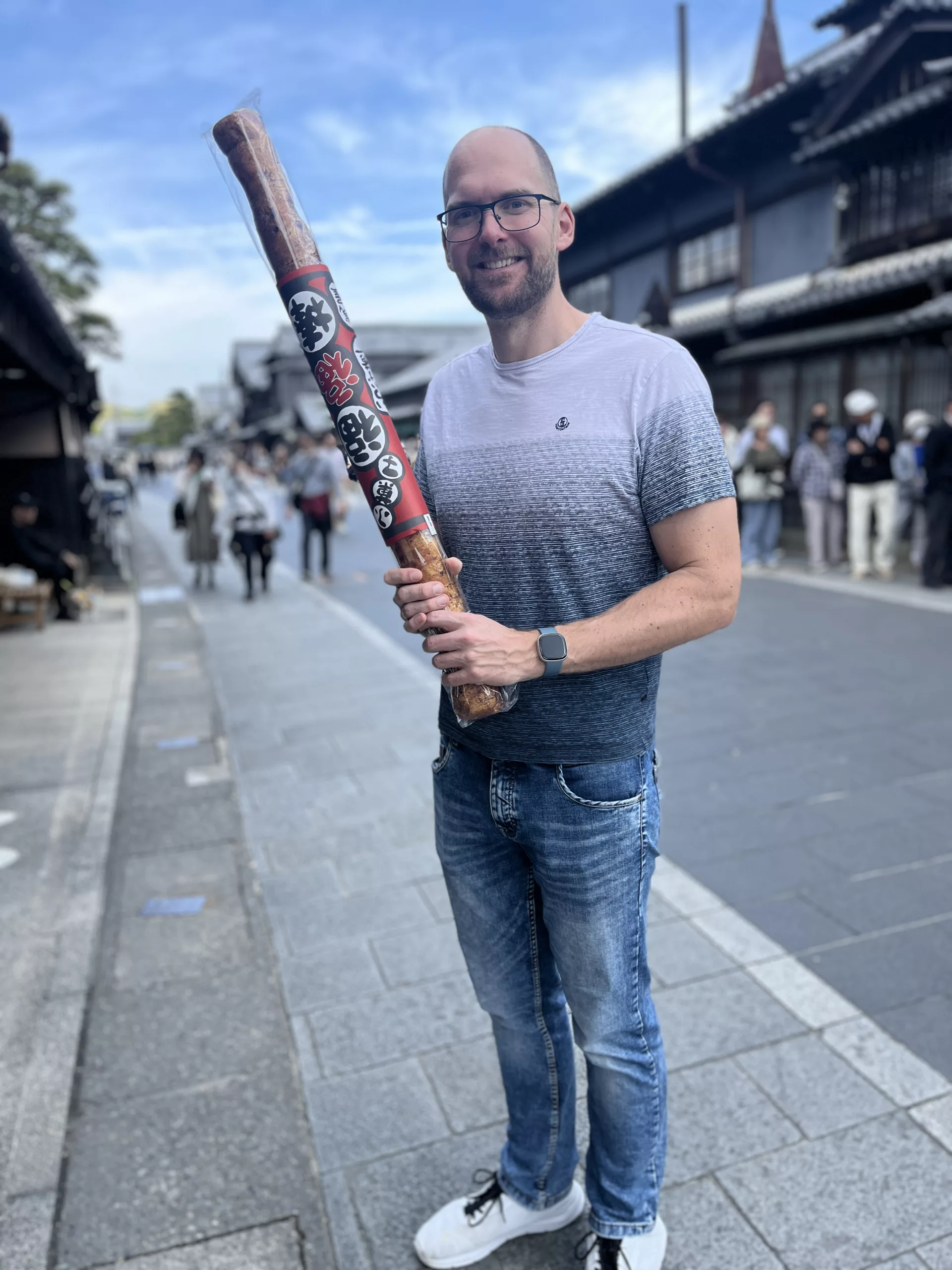 Henrik bei einer Japanreise 2026, nach der Ernährungsumstellung